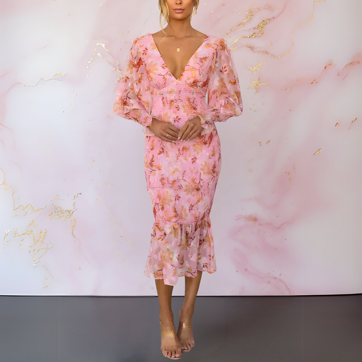 Zoë Ella™ | Elegant Floral Dress