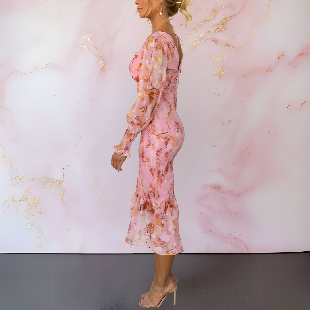 Zoë Ella™ | Elegant Floral Dress