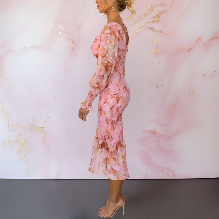 Zoë Ella™ | Elegant Floral Dress