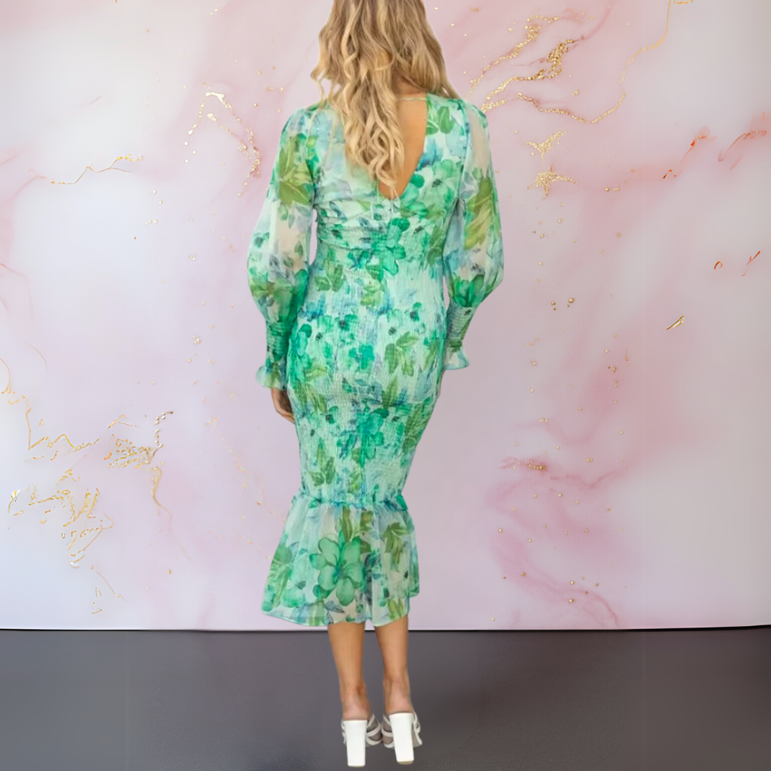 Zoë Ella™ | Elegant Floral Dress