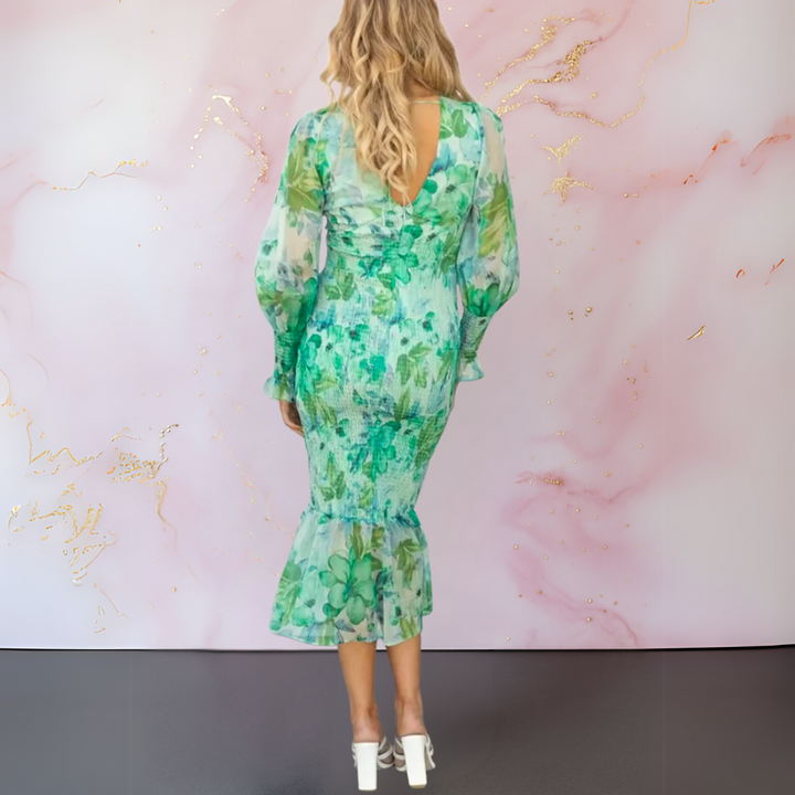 Zoë Ella™ | Elegant Floral Dress