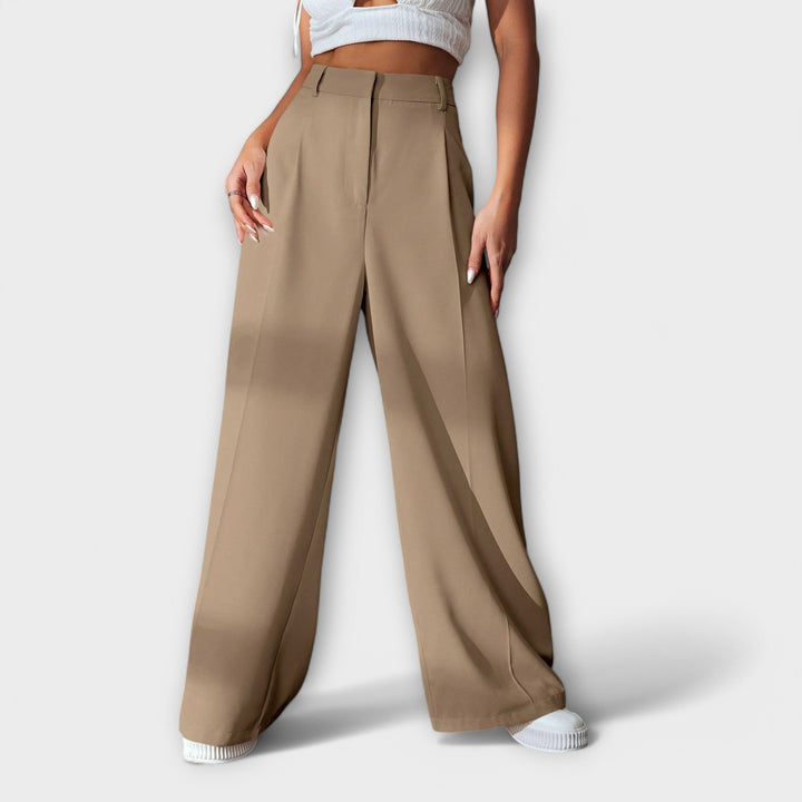 Zoë Ella™ | Wide High-Waist Pants