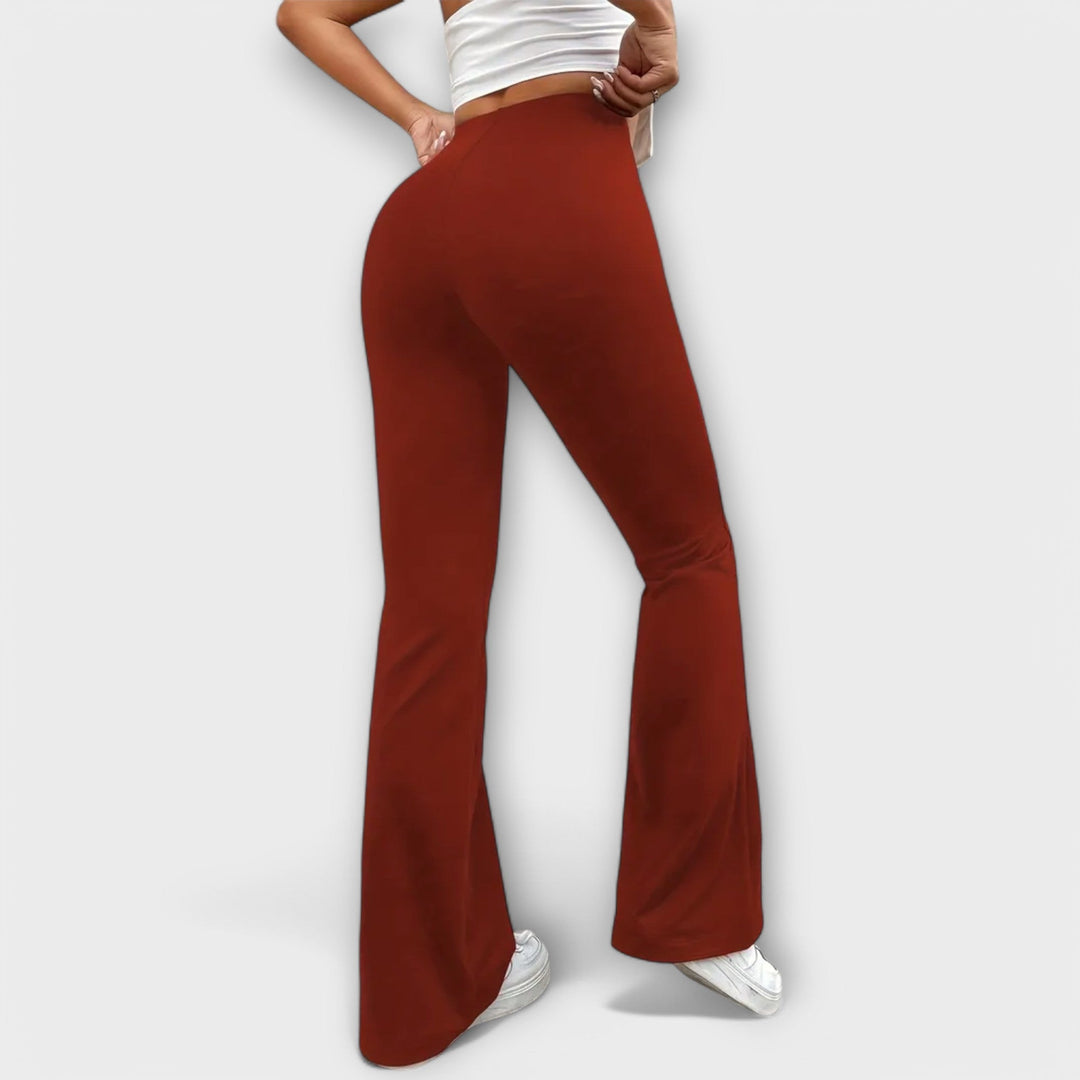 Zoë Ella™ |Serena - Relaxed Pants with Flared Leg