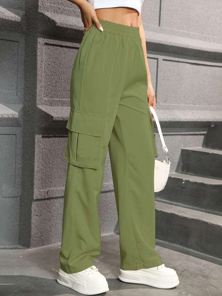 Zoë Ella™ | Elyra | Straight Leg Cargo Pants