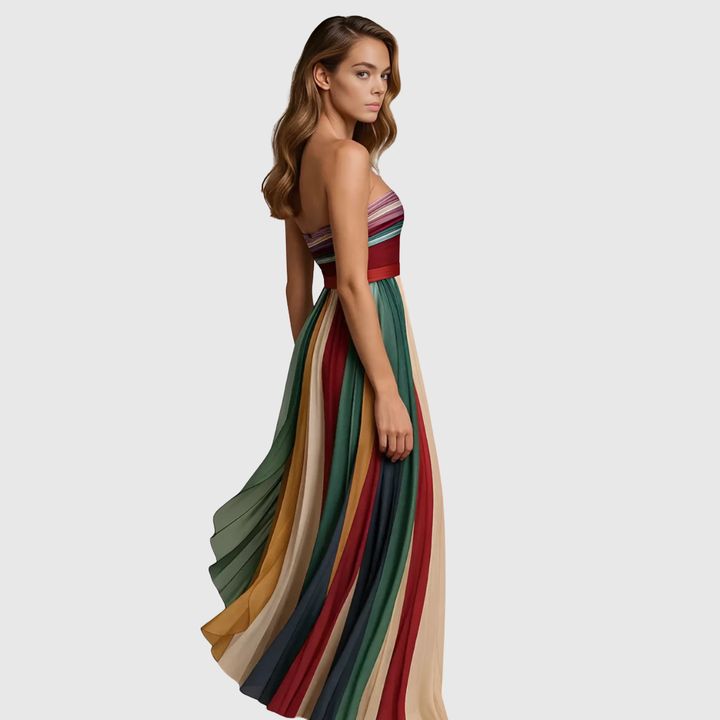 Zoë Ella™ | Isola | Chic Long Dress With Elegant Details