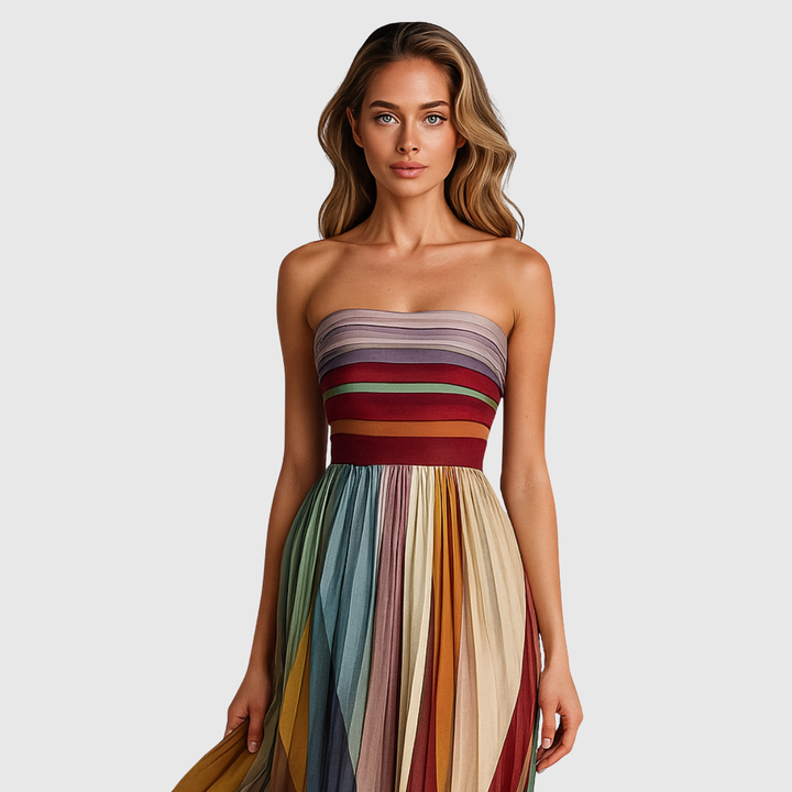 Zoë Ella™ | Isola | Chic Long Dress With Elegant Details