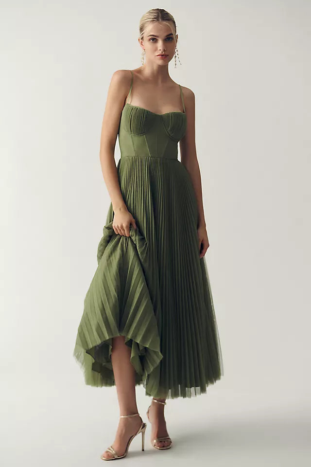 Zoë Ella™ | Green Luxury Dress