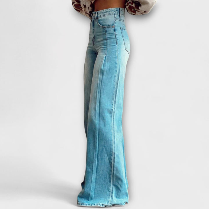 Zoë Ella™ | Vintage Wide-Leg Denim