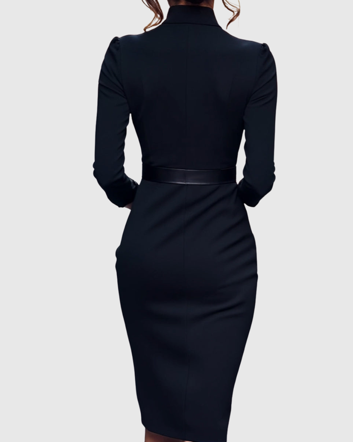 Zoë Ella™ |Claribel | Refined Midi Dress