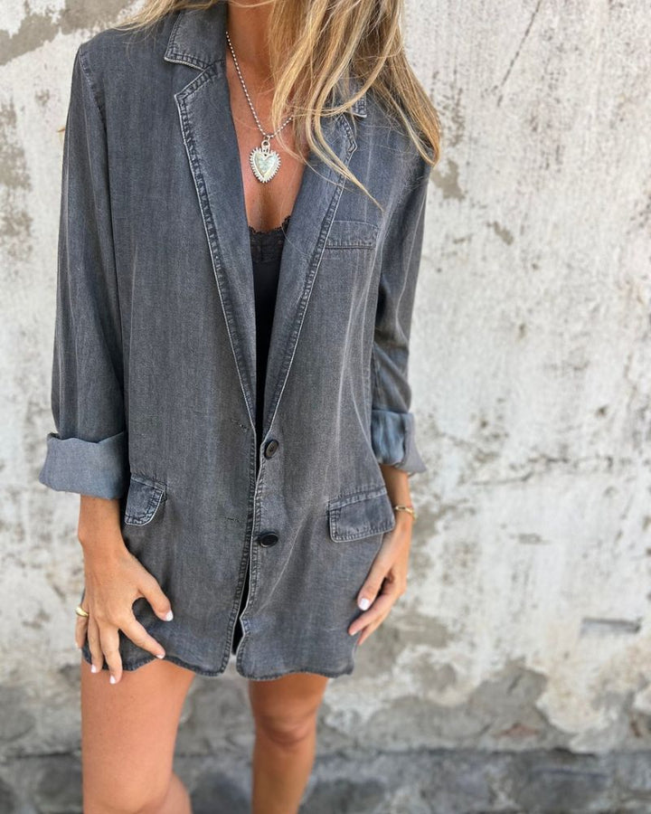 Zoë Ella™ | Amy | Casual Denim Blazer