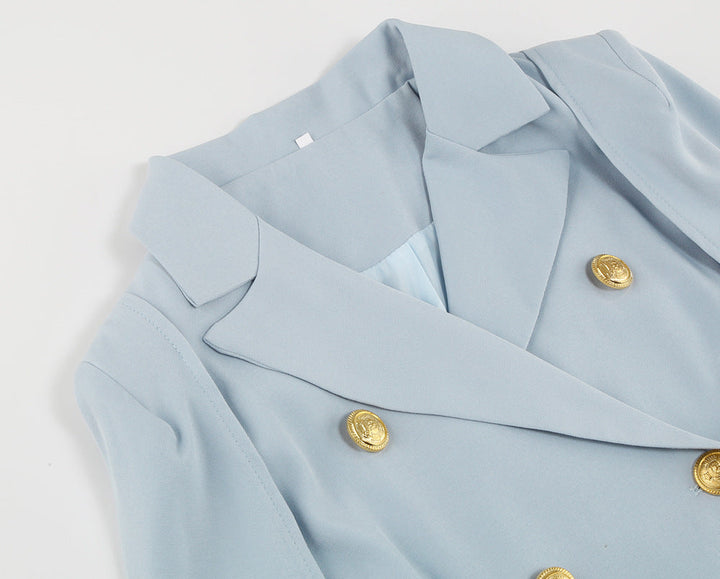 Zoë Ella™ | Luxe Cape Blazer With Mini Dress And Belt