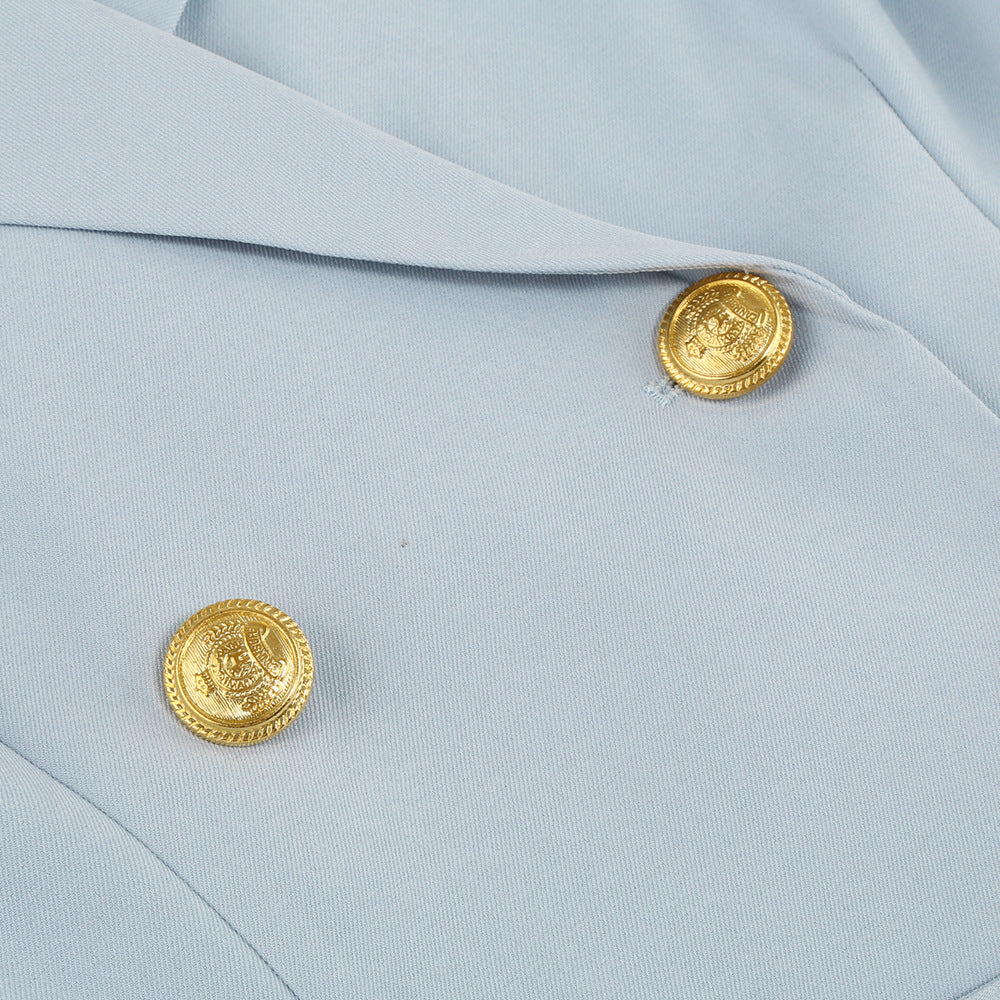 Zoë Ella™ | Luxe Cape Blazer With Mini Dress And Belt