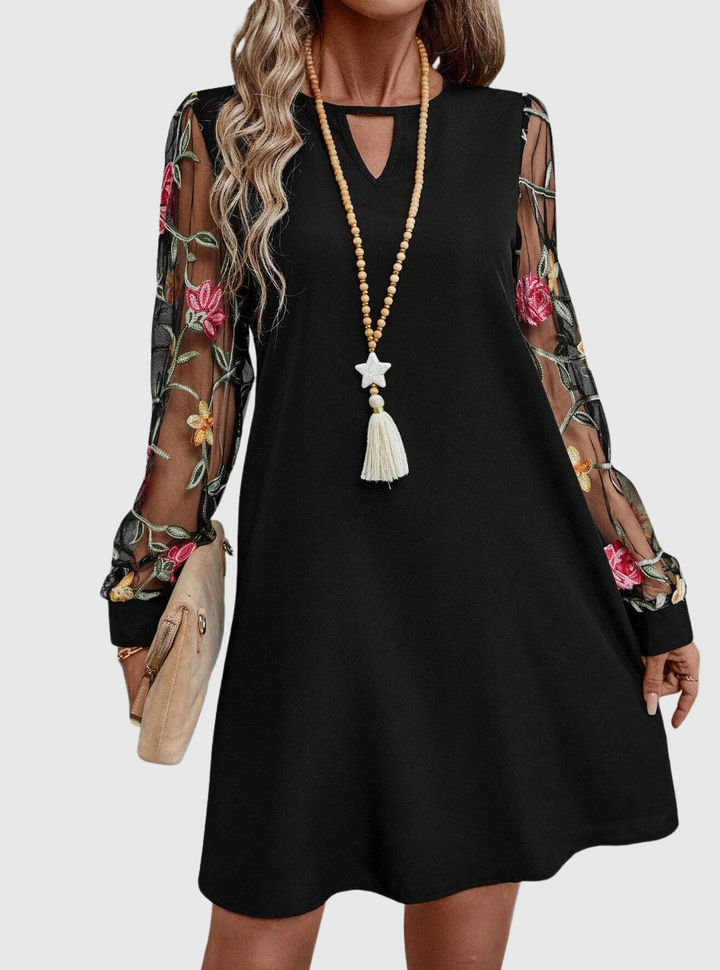 Zoë Ella™ | Floral V-Neck Dress