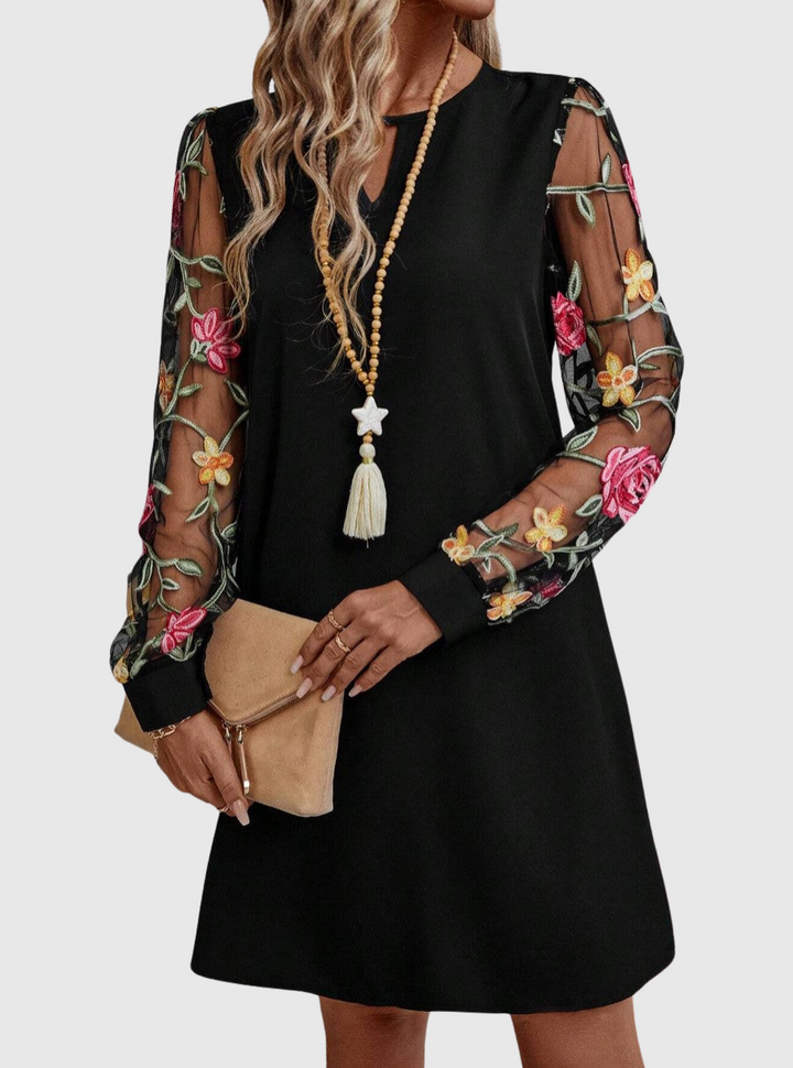 Zoë Ella™ | Floral V-Neck Dress