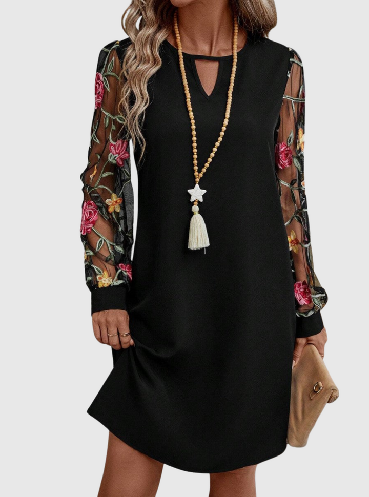 Zoë Ella™ | Floral V-Neck Dress