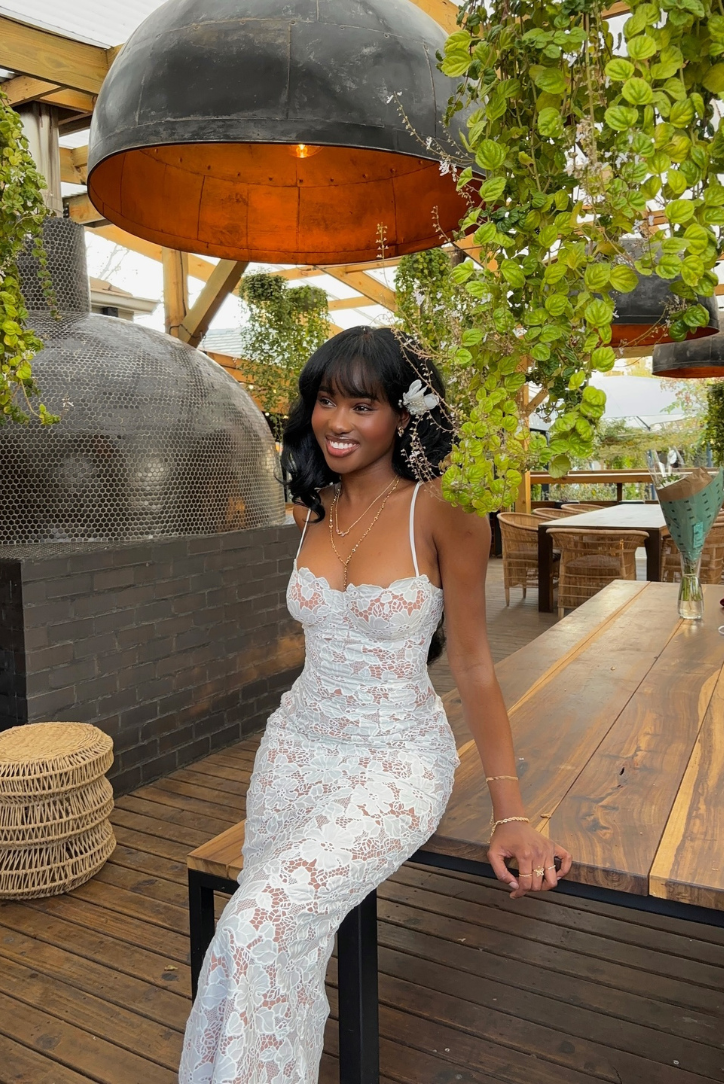 Zoë Ella™  | Janessa | Lace Maxi Dress