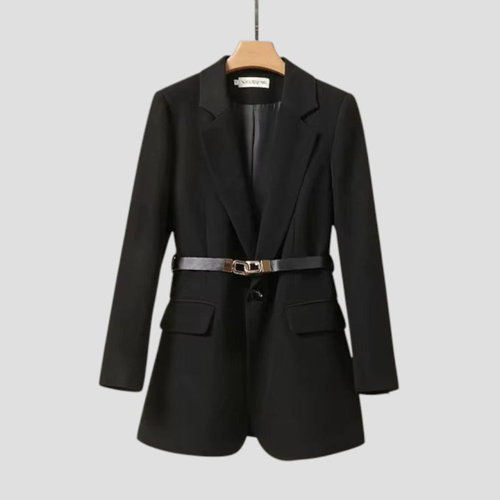 Zoë Ella™ | Elegant Women’s Belted Blazer Jacket