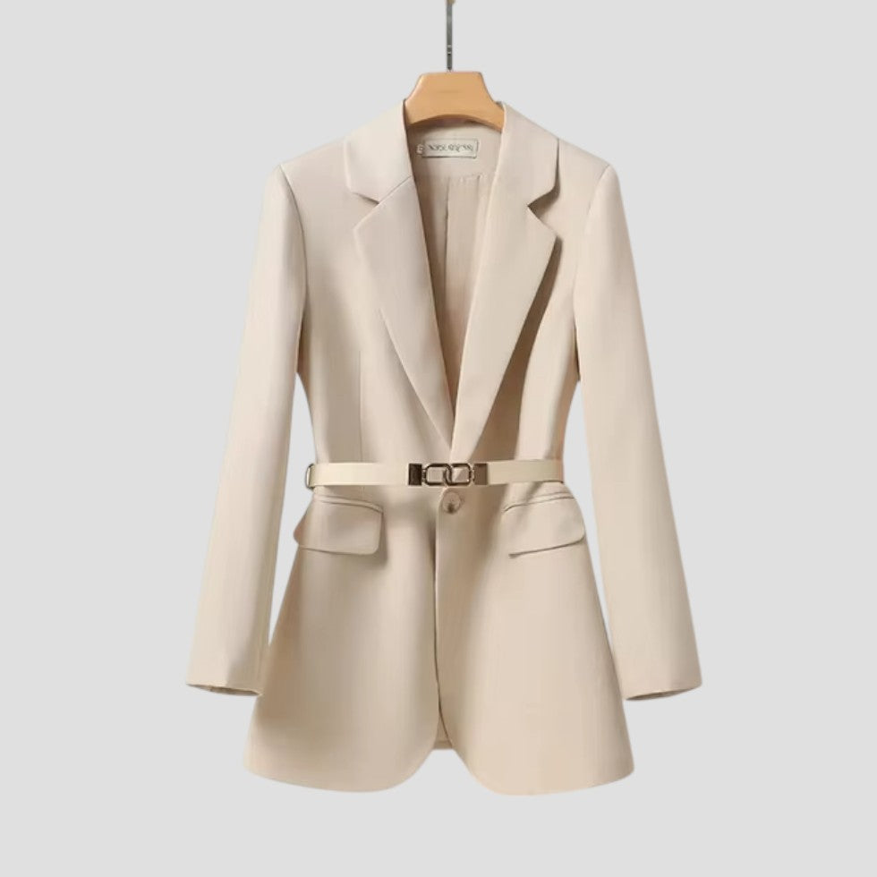 Zoë Ella™ | Elegant Women’s Belted Blazer Jacket