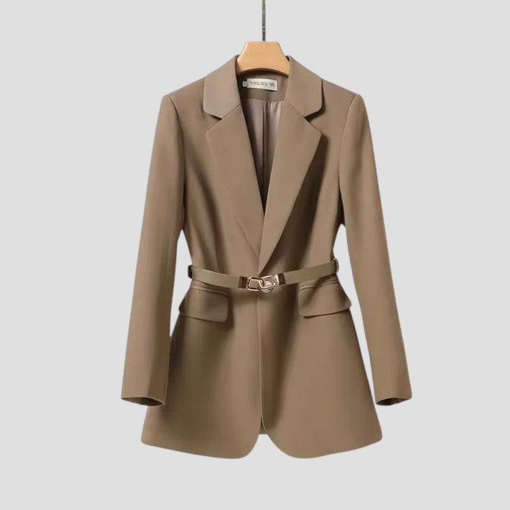 Zoë Ella™ | Elegant Women’s Belted Blazer Jacket