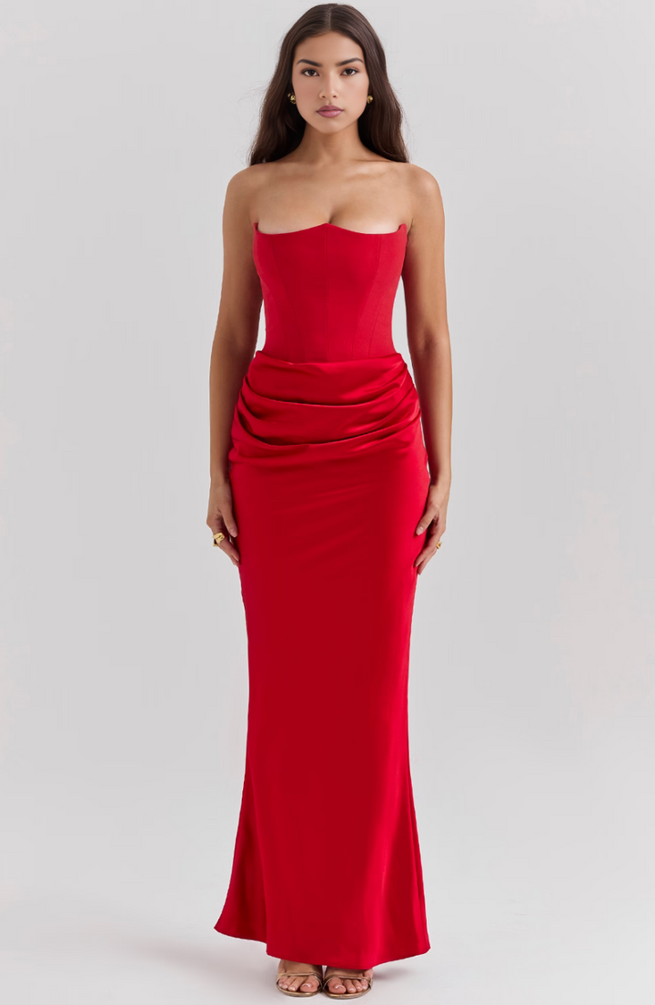 Zoë Ella™ | Aurelia | Strapless Maxi Dress