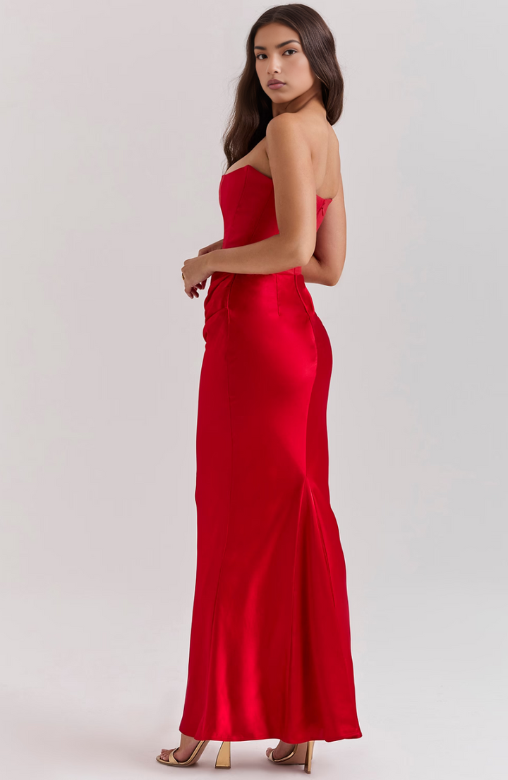 Zoë Ella™ | Aurelia | Strapless Maxi Dress