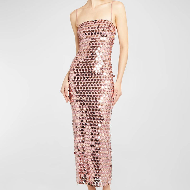 Zoë Ella™  | Jocelyn - Sizzling Sequins Midi Dress