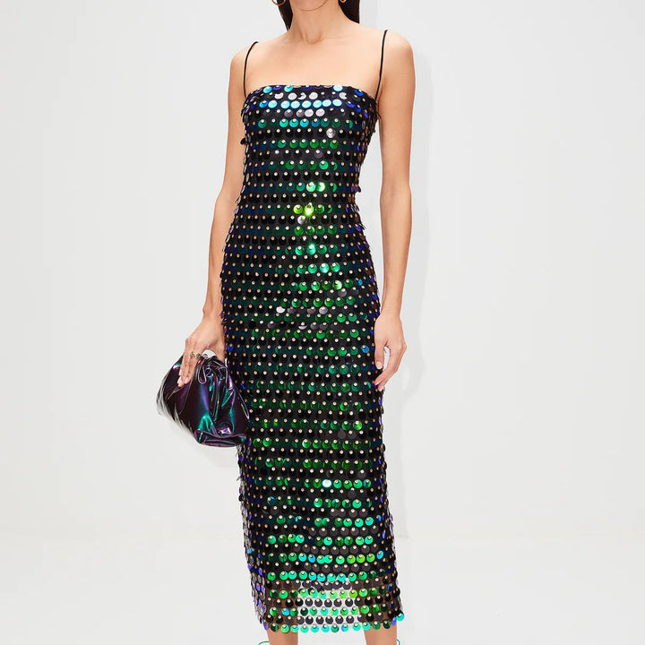 Zoë Ella™  | Jocelyn - Sizzling Sequins Midi Dress