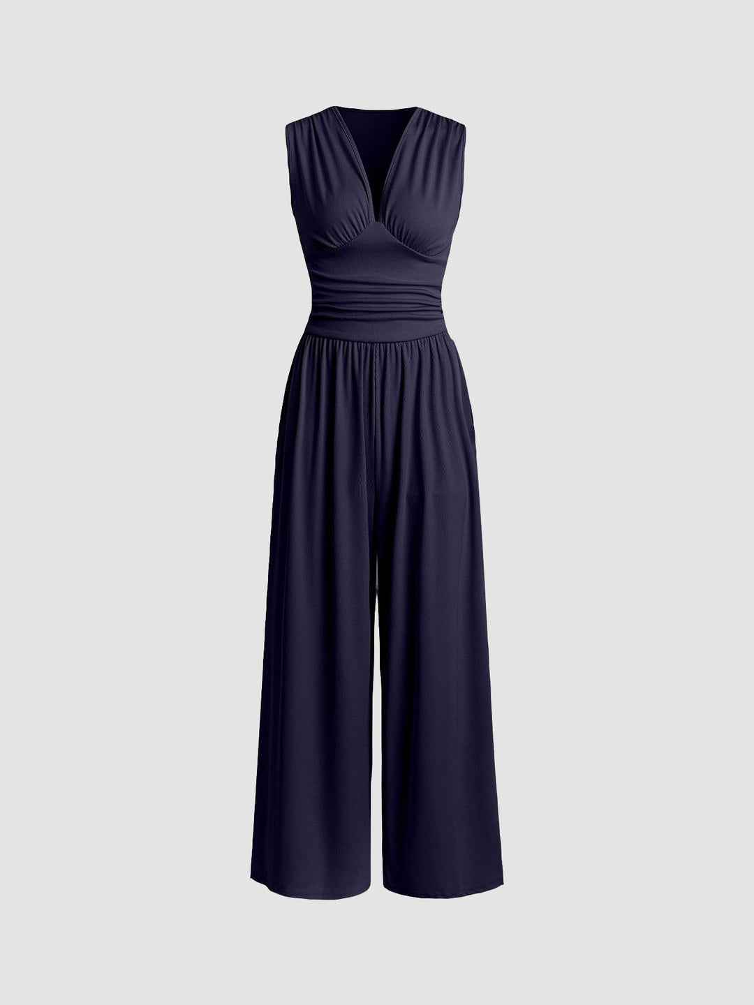 Zoë Ella™  | Skye | Sleeveless Wide-Leg Jumpsuit