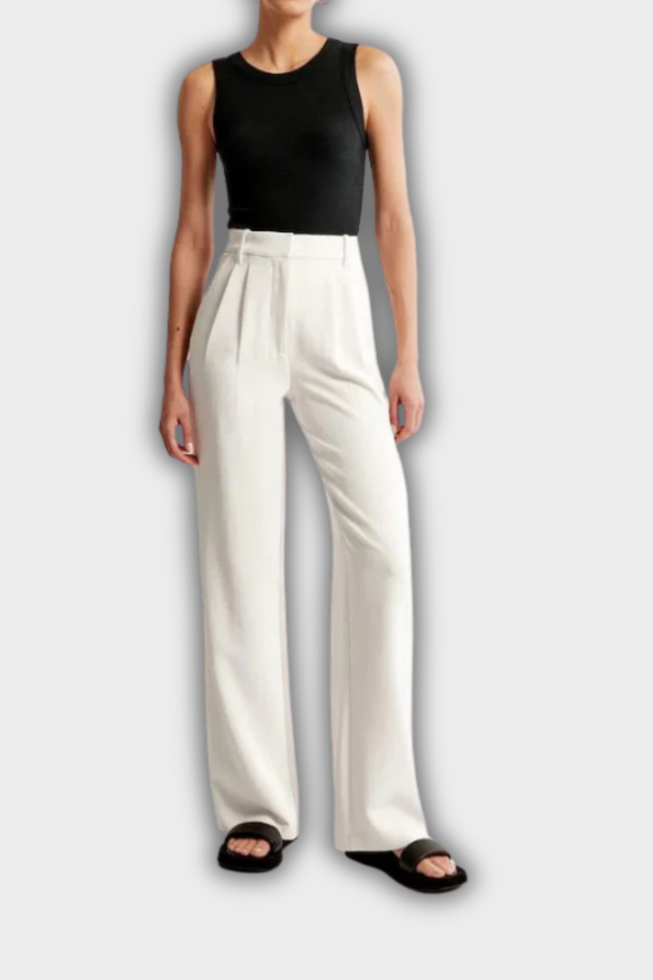 Zoë Ella™ | Wide Leg Tailored Pants