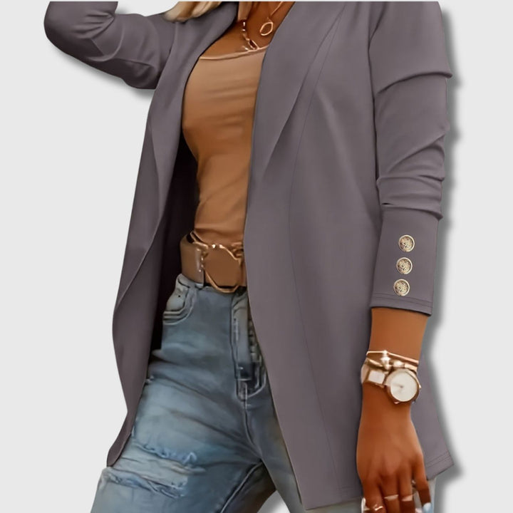 Zoë Ella™ | Noémie - Women's Elegant Long Jacket Limited Edition