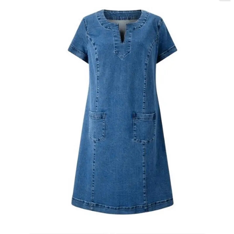 Zoë Ella™ | Soft Denim Dress