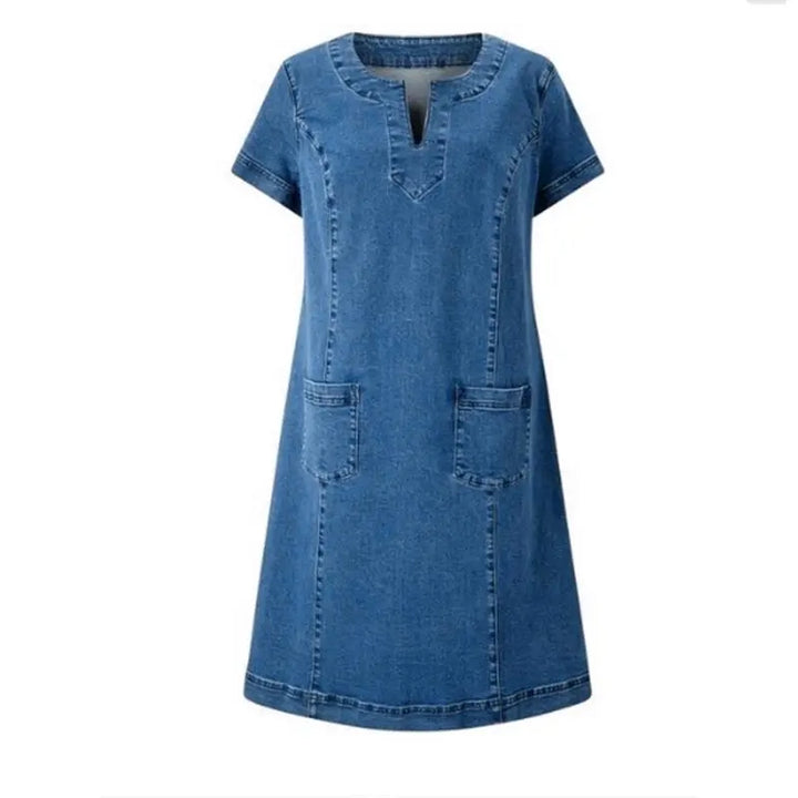 Zoë Ella™ | Soft Denim Dress