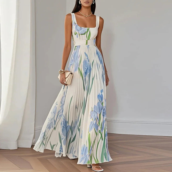 Zoë Ella™  | Isla | Elegant Floral Maxi Dress