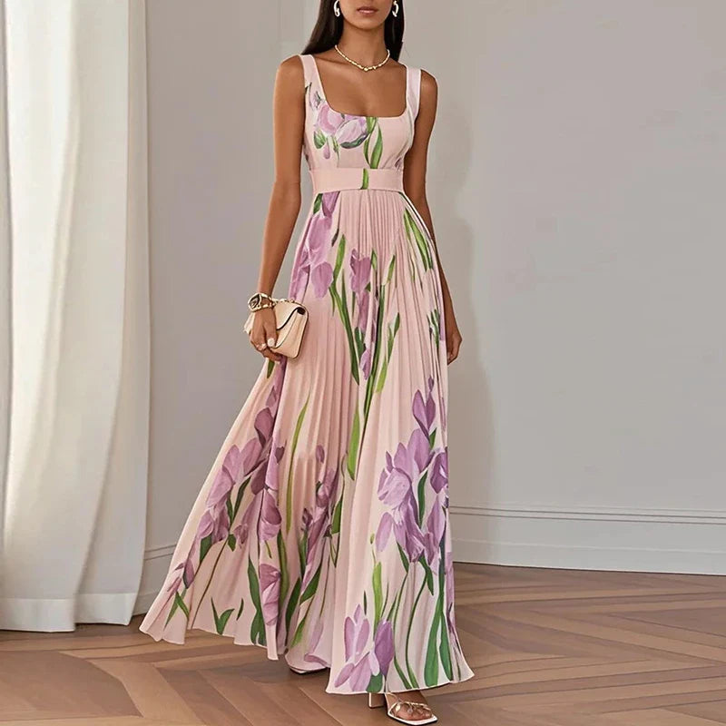 Zoë Ella™  | Isla | Elegant Floral Maxi Dress