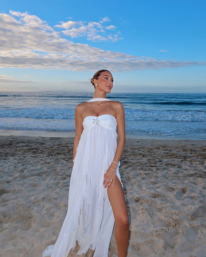 Zoë Ella™  | Dorine | Ruffle Maxi Dress