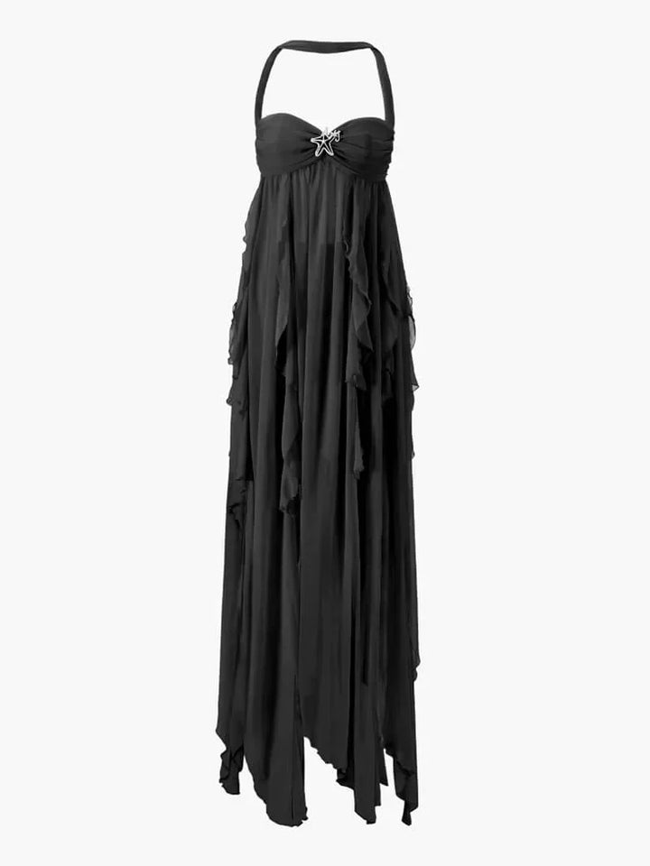 Zoë Ella™  | Dorine | Ruffle Maxi Dress