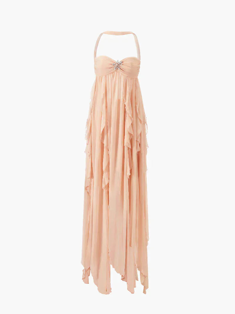 Zoë Ella™  | Dorine | Ruffle Maxi Dress