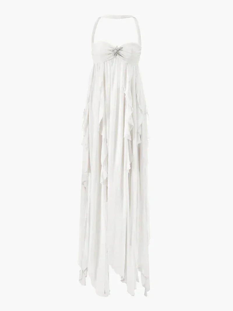 Zoë Ella™  | Dorine | Ruffle Maxi Dress