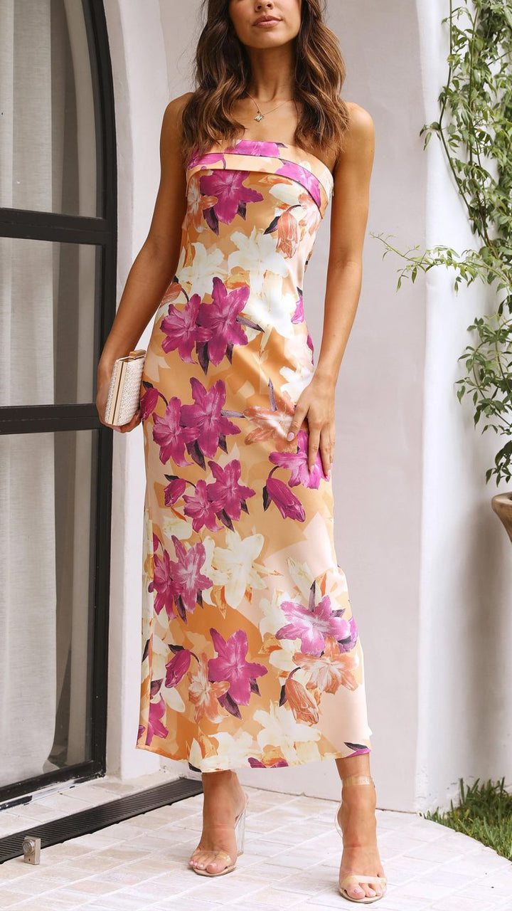 Zoë Ella™  | Bellamy - Sleeveless Floral Maxi Dress