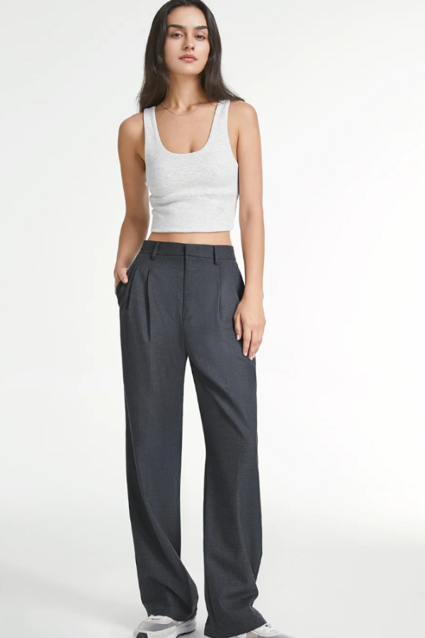 Zoë Ella™ | Wide Leg Tailored Pants