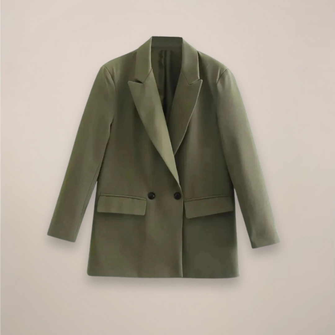 Zoë Ella™ | Elegant Oversized Double-Breasted Blazer Coat