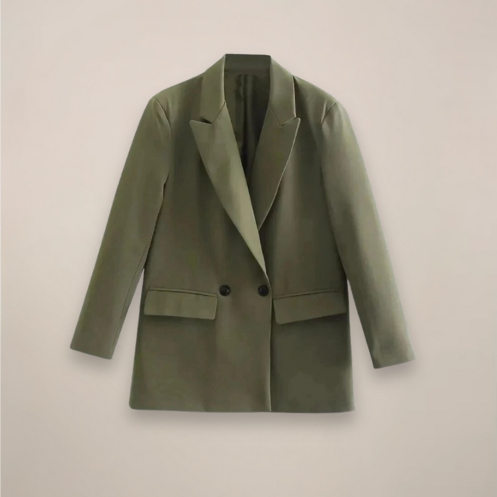 Zoë Ella™ | Elegant Oversized Double-Breasted Blazer Coat