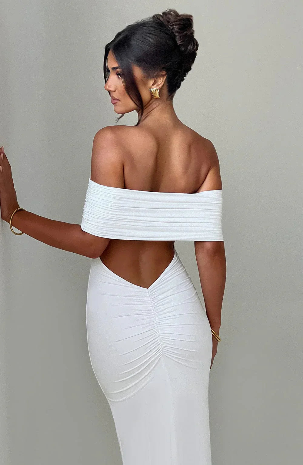 Zoë Ella™  | Olympia | Elegant Backless Maxi Dress