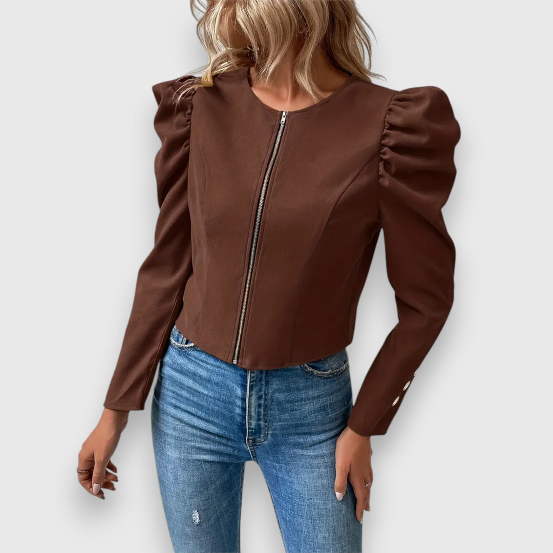 Zoë Ella™ | Léa – Women's puff-sleeved jacket