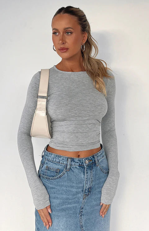 Zoë Ella™  | Darby - Knitted Long Sleeves Top