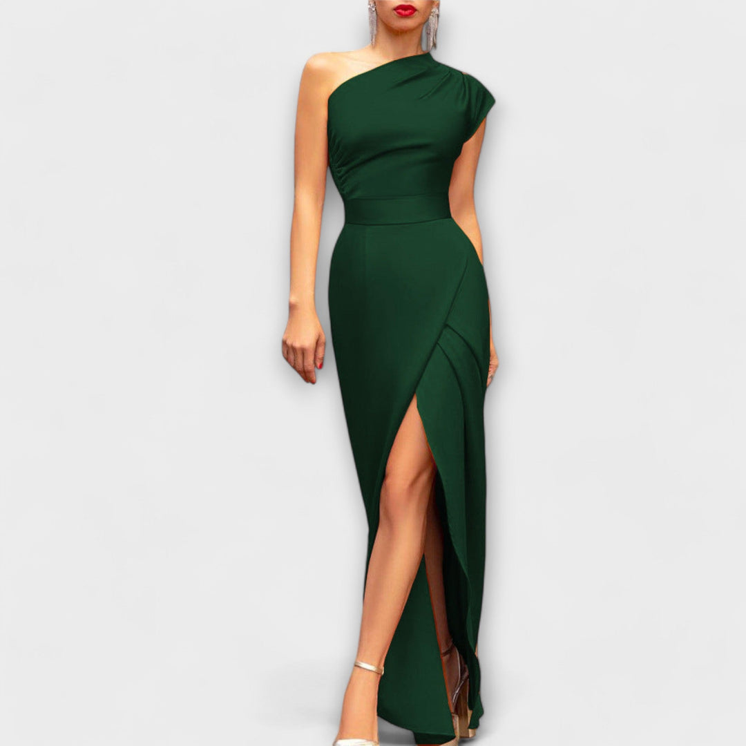 Zoë Ella™ | Elegant One-Shoulder Dress