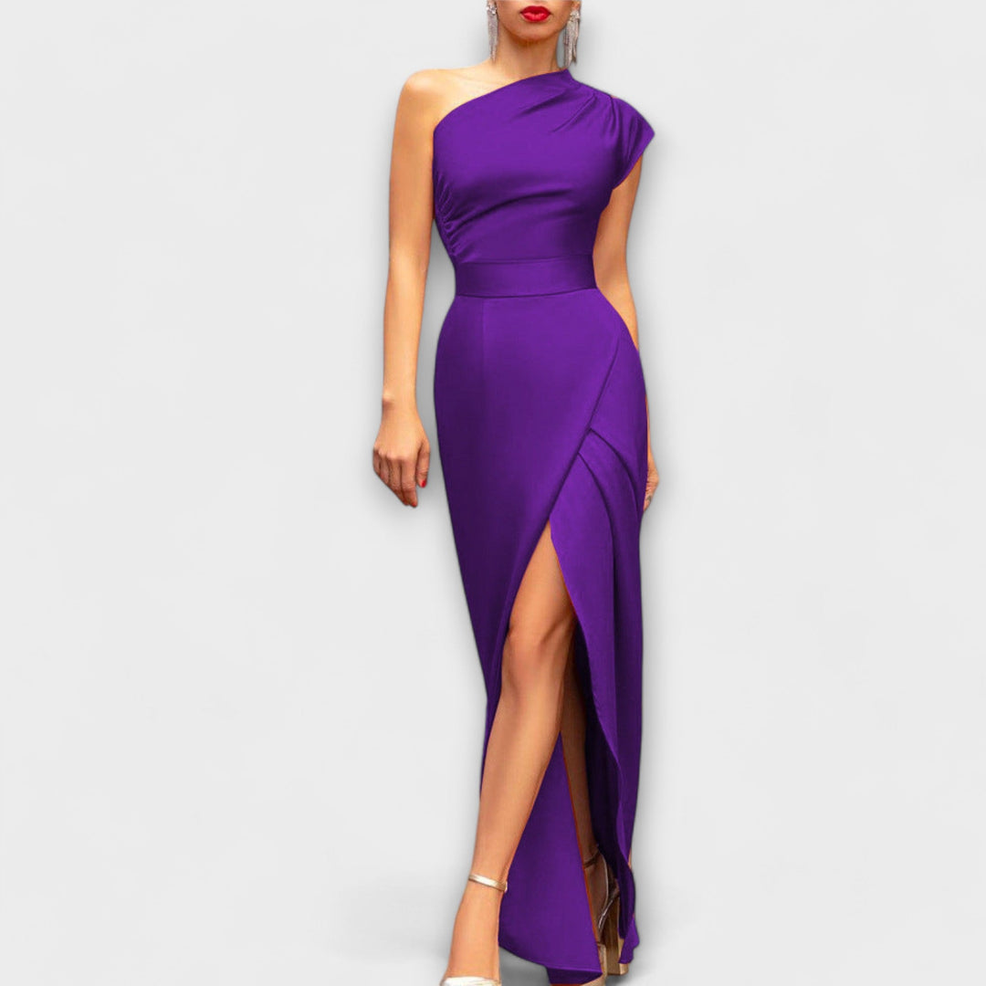 Zoë Ella™ | Elegant One-Shoulder Dress