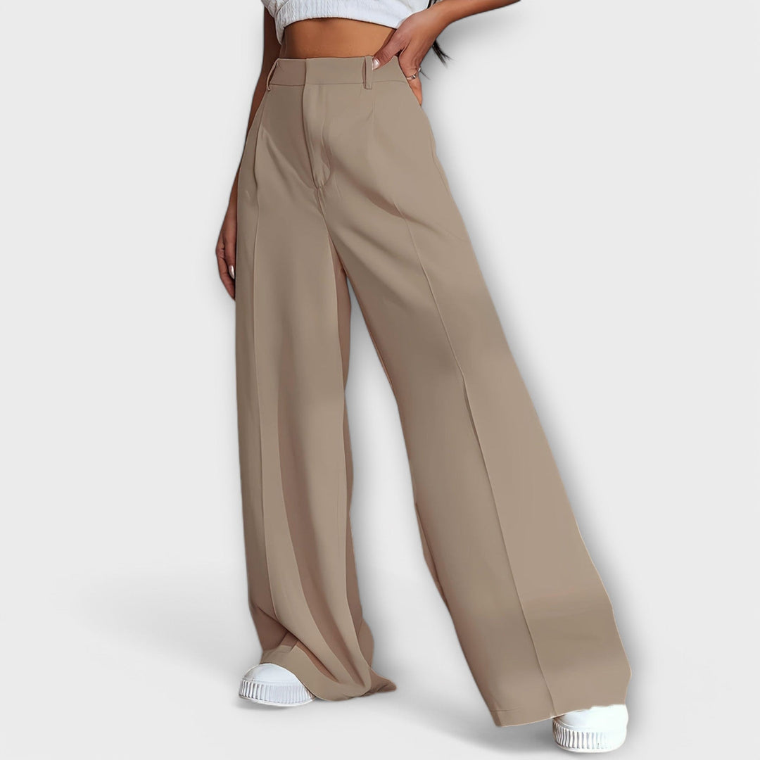 Zoë Ella™ | Elegant High-Waist Pants