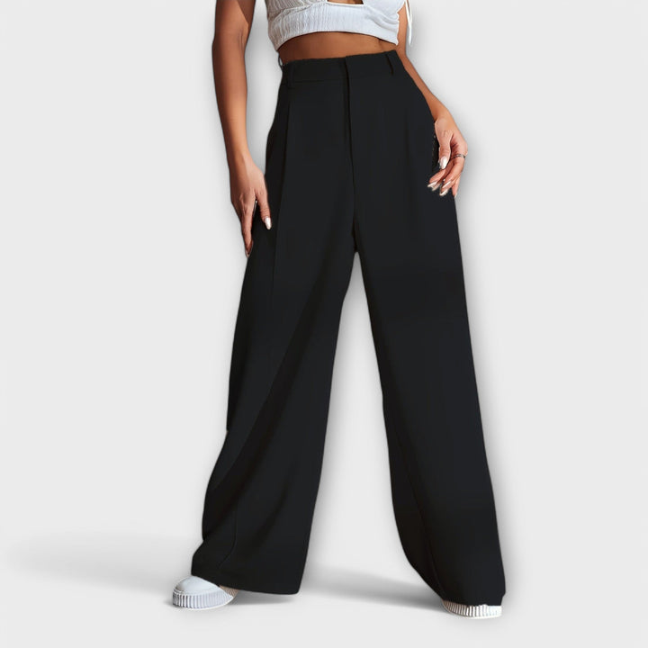 Zoë Ella™ | Elegant High-Waist Pants