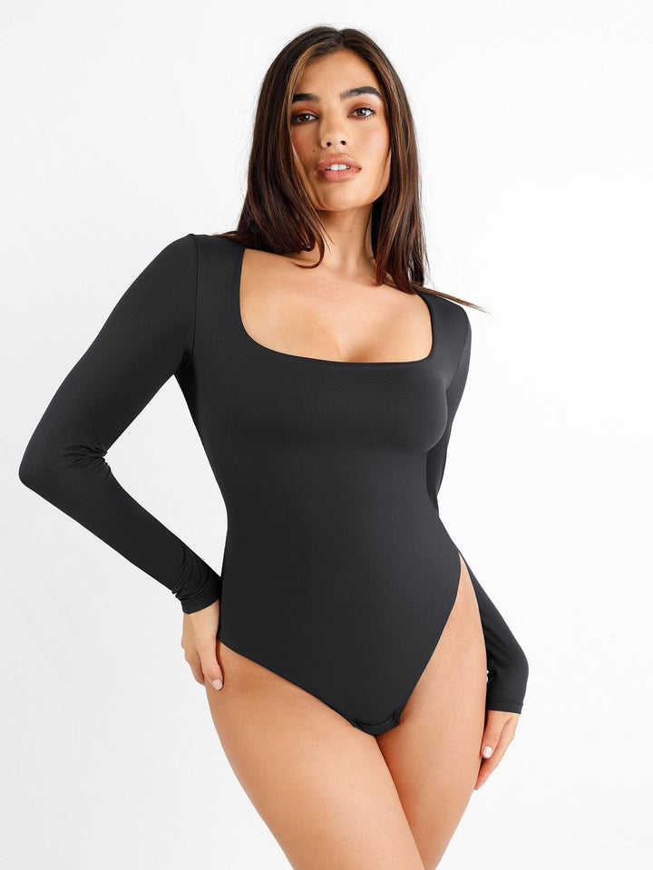 Zoë Ella™ | Shapewear Cloudsense Long Sleeve Seamless Bodysuit